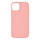 Avizar Coque pour iPhone 13 Mini Finition Soft-touch Silicone Semi-rigide Rose Coque de protection spécialement conçue pour iPhone 13 Mini