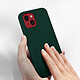 Acheter Avizar Coque iPhone 13 Silicone Semi-rigide Finition Soft-touch vert