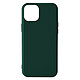 Avizar Coque iPhone 13 Silicone Semi-rigide Finition Soft-touch vert Coque de protection spécialement conçue pour iPhone 13.