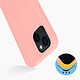 Avis Avizar Coque pour iPhone 13 Mini Finition Soft-touch Silicone Semi-rigide Rose