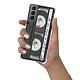Evetane Coque Samsung Galaxy S21 5G anti-choc souple angles renforcés transparente Motif Cassette . pas cher