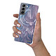 Evetane Coque Samsung Galaxy S21 5G anti-choc souple angles renforcés transparente Motif Lune Attrape Rêve . pas cher