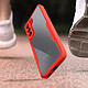Acheter Avizar Coque 360° pour Galaxy S21 Plus Dos Rigide Protection Écran Souple Contour rouge