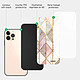 Acheter Evetane Coque iPhone 13 Pro Coque Soft Touch Glossy Marbre Rose Losange Design