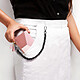 Acheter Avizar Bijou de Téléphone Chaîne Métallique Tressée Simili Cuir 40cm