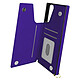 Avizar Coque Cordon Samsung Galaxy S21 Plus Multifonction avec Lanière violet - Coque en silicone souple spécialement conçue pour votre Samsung Galaxy S21 Plus.