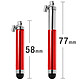 Avis Avizar Stylet Retractable pour écran Tactile Attache Jack 3.5 mm