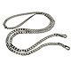 Avizar Bijou de Téléphone chaîne maille cubaine 120cm Chaîne de téléphone avec crochet compatible avec toutes les coques cordons