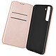 Avizar Étui Samsung Galaxy S22 Clapet Portefeuille Fonction Support Vidéo Rose gold - Étui spécialement conçu pour Samsung Galaxy S22