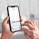 Acheter Avizar Coque iPhone 13 Mini Arrière Rigide et Avant Souple Noir