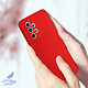 Acheter Avizar Coque Soft Touch pour Galaxy A33 5G en Silicone Semi-rigide Antidérapant Rouge