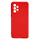 Avizar Coque Soft Touch pour Galaxy A33 5G en Silicone Semi-rigide Antidérapant Rouge Coque en silicone renforcé absorbant efficacement les chocs et rayures du quotidien, spécialement ajustée au Galaxy A33 5G