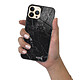 Evetane Coque iPhone 13 Pro Coque Soft Touch Glossy Marbre noir Design pas cher