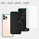 Acheter Evetane Coque iPhone 13 Pro Coque Soft Touch Glossy Marbre noir Design