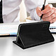 Acheter Avizar Étui pour Samsung Galaxy S21 FE Folio Cuir Véritable Porte cartes Support Vidéo Noir