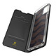 Dux Ducis Housse Oppo A73 5G Porte-carte Fonction Support Dux Ducis noir - Housse de protection, spécialement conçue pour OPPO A73 5G, signée Dux Ducis