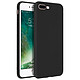 Forcell Forcell Coque iPhone 7 Plus , iPhone 8 Plus Coque Soft Touch Silicone Gel - Noir - Coque de protection conçue spécialement pour appareil