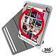 Mocca Housse Universelle pour Tablette 10" Série First Class Support stand 360 Blanc pas cher