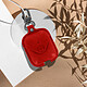 Avis Coque AirPods Aspect Cuir Lisse Mousqueton Devia Cowboy Series Rouge