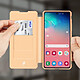 Avis Dux Ducis Housse pour Samsung Galaxy S10 Lite Porte-carte Support Vidéo Toucher Soyeux Rose