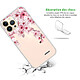 Avis Evetane Coque iPhone 13 Pro 360 intégrale transparente Motif Cerisier Tendance .