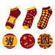 Harry Potter - Pack 3 paires de socquettes Gryffindor Pack de 3 paires de socquettes Harry Potter, modèle  Gryffindor.