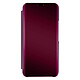 Avizar Étui Clear View Samsung Galaxy S22 avec Clapet Miroir Support Vidéo bleu violet Étui spécialement conçu pour votre Samsung Galaxy S22