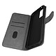Avizar Étui pour Oppo A96 / A76 / Realme 9i Clapet Portefeuille Support Vidéo Gris - Étui violet de la série Chesterfield spécialement conçu pour appareil