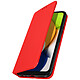 Avizar Etui Portefeuille pour Samsung Galaxy A03 Clapet Magnétique avec Support Rouge Cet étui est équipé d'une fermeture magnétique fiable pour sécuriser le téléphone