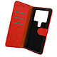 Avizar Étui Universel Smartphone 5,5 à 6 pouces avec Porte cartes Support Vidéo Rouge - Etui universel pour appareil 5.5 à 6'' de la série chesterfield