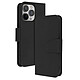 Avizar Étui Portefeuille pour iPhone 13 Pro en Cuir Premium avec Fonction Stand Noir - Cet étui portefeuille pour iPhone 13 Pro est fabriqué en cuir véritable, avec coutures soignées et tranches lissées pour une finition nette
