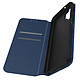 Avizar Housse Samsung Galaxy A13 Clapet Portefeuille Support Vidéo bleu nuit - Étui Bleu Nuit spécialement conçu pour Samsung Galaxy A13 4G