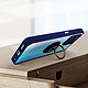 Avizar Coque pour Realme 9 4G / 9 Pro Plus Antichoc avec Bague Support Métallique Bleu nuit pas cher