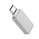 Avizar Adaptateur OTG USB Femelle vers USB-C Mâle Synchronisation Compact Argent - Un adaptateur OTG USB Femelle vers USB Type C Mâle