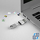 Avizar Adaptateur USB vers USB-C Charge et Synchronisation de Données Compact pas cher