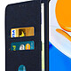 Acheter Avizar Housse pour Honor X7 Clapet Portefeuille Fonction Support Vidéo Bleu
