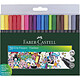 FABER-CASTELL Etui de 20 Feutres Finepen Grip Pointe Superfine Assortis Feutre à pointe fine