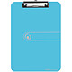 HERLITZ Porte-bloc easy orga to go, format A4, bleu transparopaque en plastique Porte-bloc