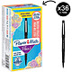 PAPER MATE Stylo feutre Flair Original Pointe Moyenne Noir Feutre à pointe fine