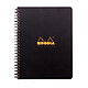 RHODIA Cahier à spirale 'Note Book', A5, ligné, noir Bloc-note