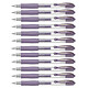 PILOT Stylo bille à encre gel G2 07 Metallic Violet métallique x 12 Stylo à bille