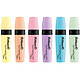 PELIKAN Etui de 6 Surligneurs 490 Pastel Couleurs Pastels Assorties Surligneur