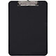 MAUL Porte-bloc plastique A4 avec clip nickelé Noir Porte-bloc