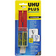 UHU Colle à deux composants plus adhérence rapide, 27 g Colle liquide