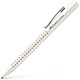 FABER-CASTELL Stylo à bille rétractable GRIP 2010, blanc Stylo à bille