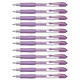 PILOT Stylo bille à encre gel G2 07 Pointe Moyenne Violet pastel x 12 Stylo à bille