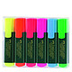 FABER-CASTELL Surligneur 'TEXTLINER 48 Refill' Pack de 6 x 5 Surligneur