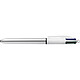 BIC Stylo bille 4 COLOURS SHINE Argent Pointe Moy. 4 Couleurs classiques x 12 Stylo à bille