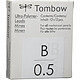 TOMBOW Etui de 12 Mines pour porte-mine pointe calibrée 0,5 mm dureté B x 12 Porte-mines