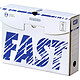 FAST Lot de 25 Boîte archives 250 x 330 mm dos 80 mm Blanc Caisse/Boîte archive